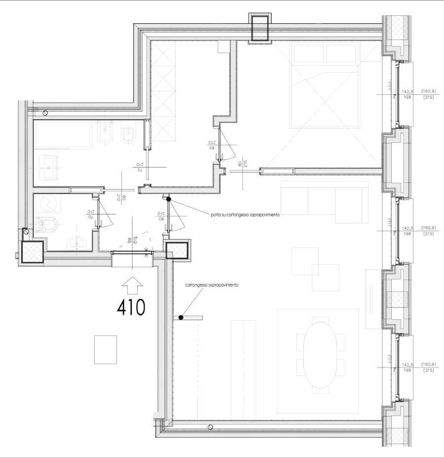 Planimetria – Nuovo Palazzo San Carlo – Proposta 02